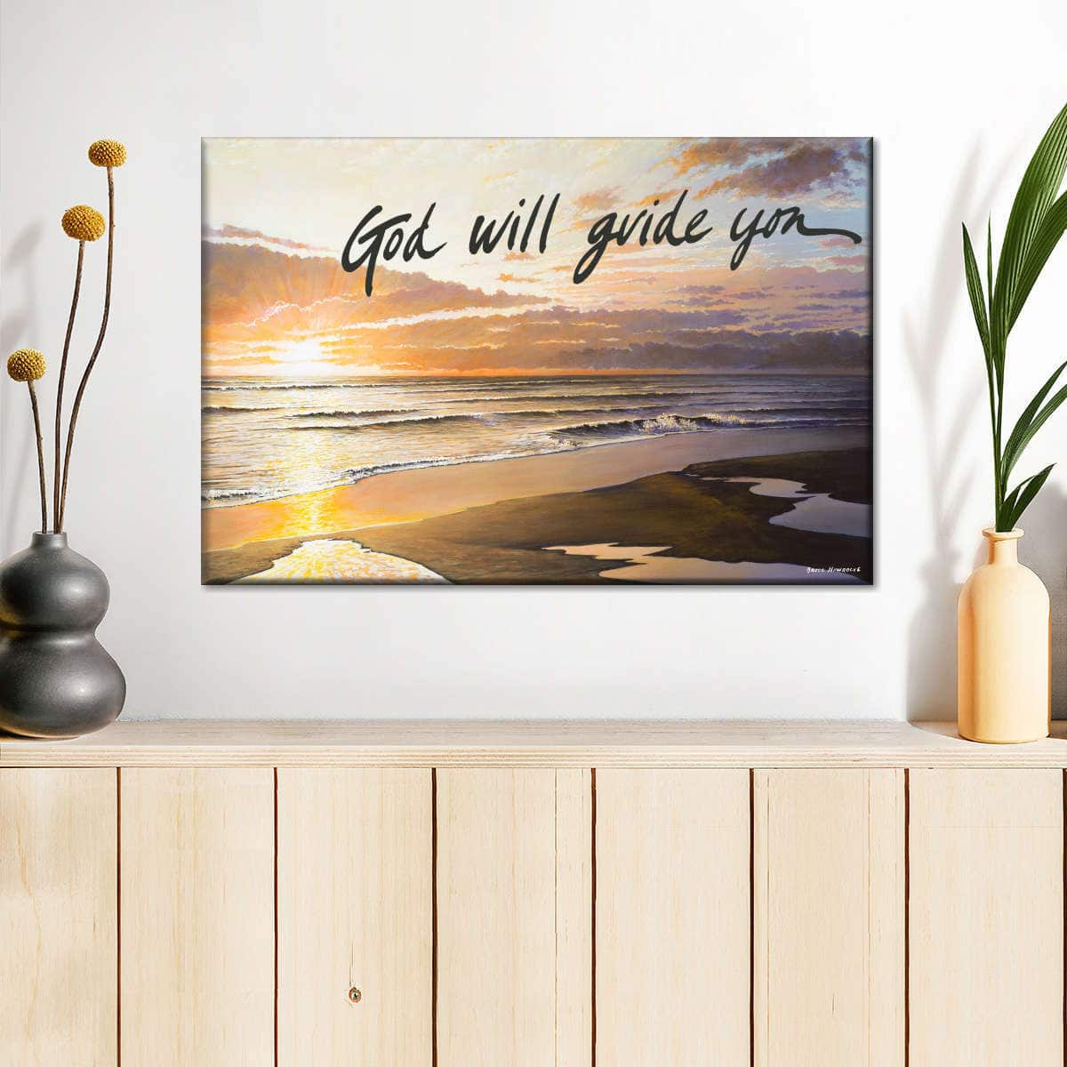 Christian Canvas Wall Art God Will Guide You Christian Canvas Wall Art God Will Guide You