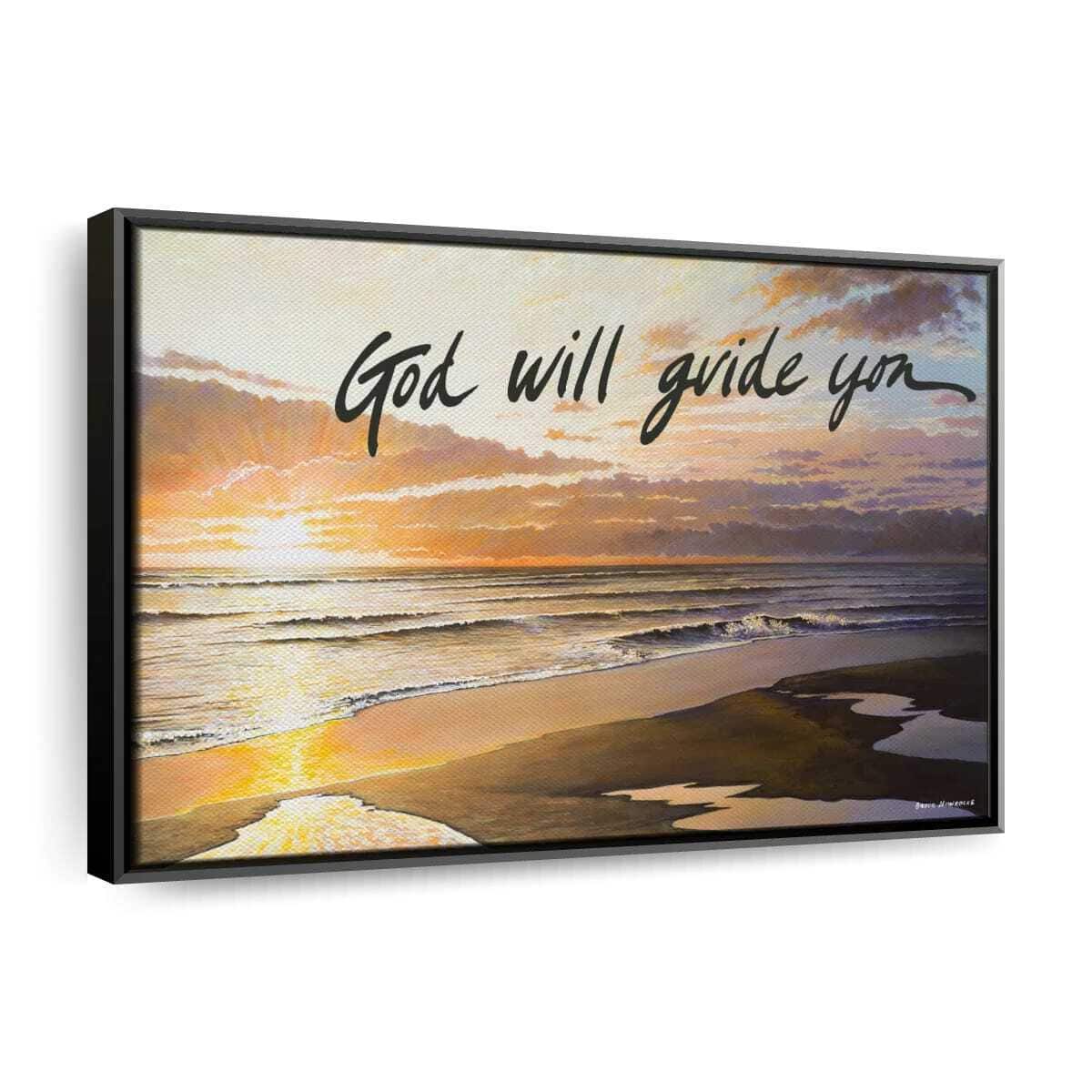Christian Canvas Wall Art God Will Guide You Christian Canvas Wall Art God Will Guide You