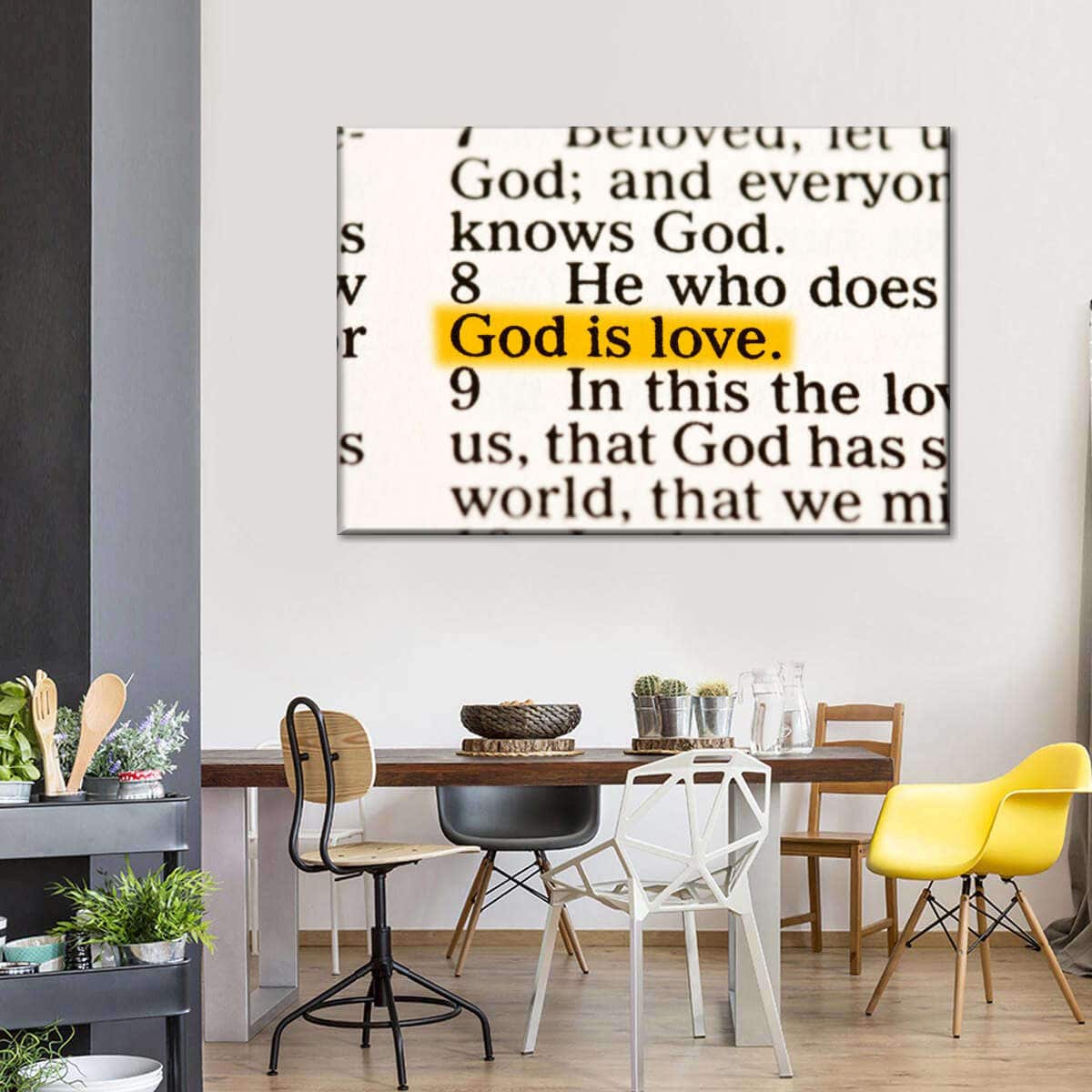 Christian Canvas Wall Art God Is Love Christian Canvas Wall Art God Is Love