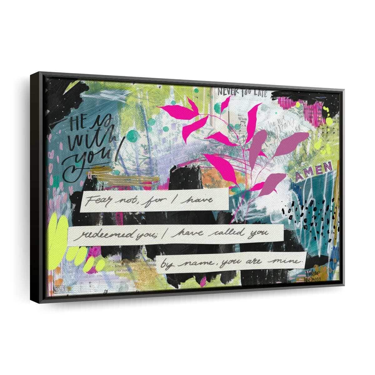 Christian Canvas Wall Art Amen He Is With You Christian Canvas Wall Art Amen He Is With You
