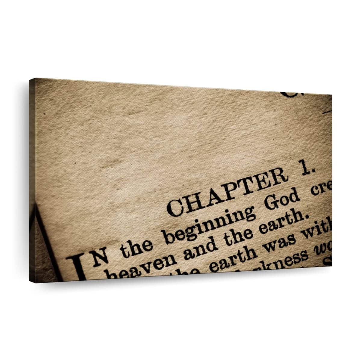 Christian Canvas Wall Art Bible Book Of Genesis
