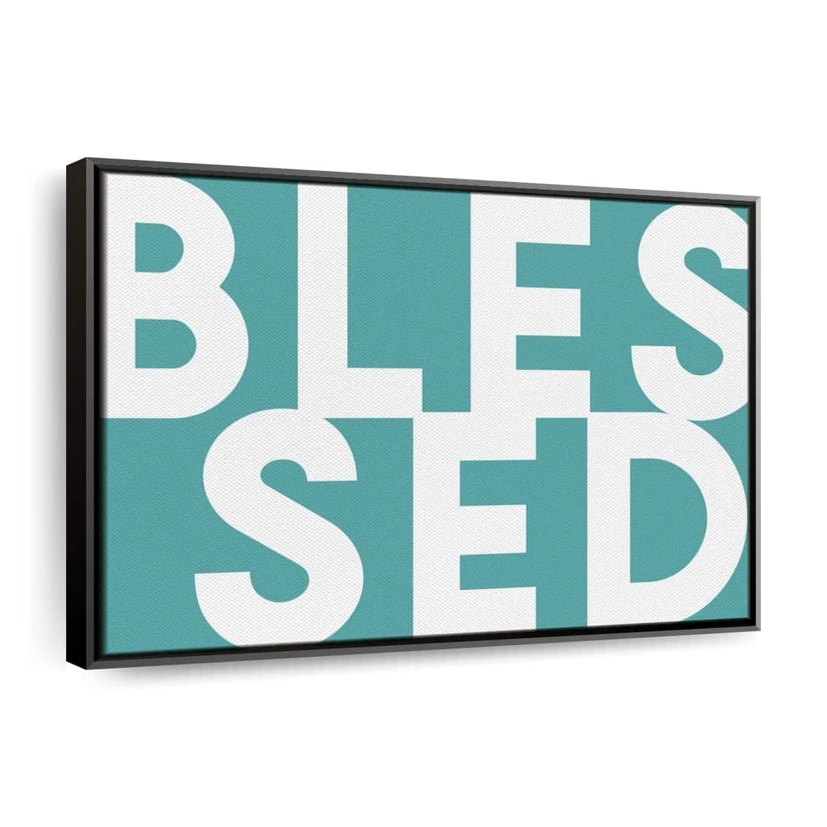 Christian Canvas Wall Art White Blessed Christian Canvas Wall Art White Blessed