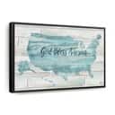 Christian Canvas Wall Art God Bless America Land That I Love