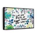 Christian Canvas Wall Art Floral Let Your Faith Be Bigger Than Your Fear Christian Canvas Wall Art Floral Let Your Faith Be Bigger Than Your Fear