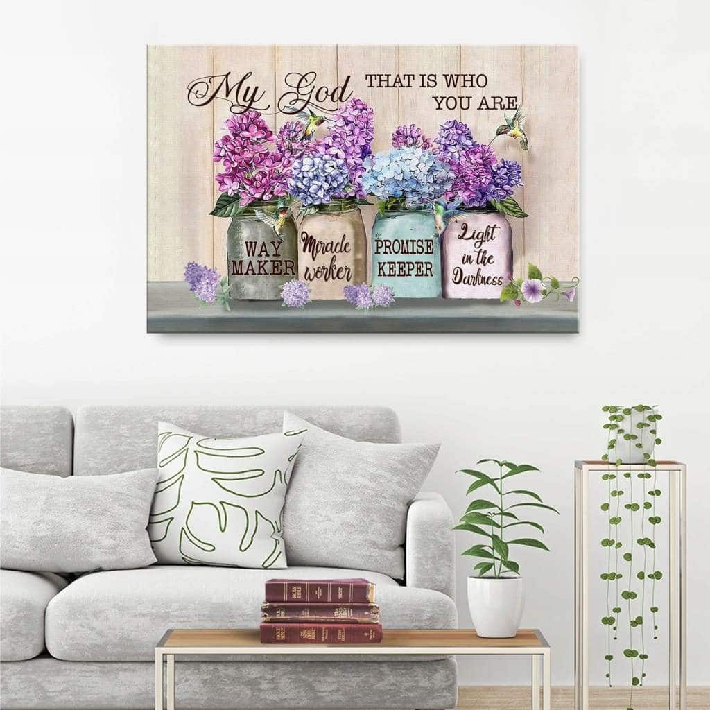 Christian Canvas Wall Art Way Maker My God That Is Who You Are Christian Canvas Wall Art Way Maker My God That Is Who You Are
