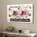 Floral Christian Canvas Wall Art Then Sings My Soul Floral Christian Canvas Wall Art Then Sings My Soul