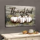 Thanksgiving Christian Canvas Wall Art Pumpkin