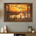 Christian Be Still And Know Psalm 46:10 Canvas Wall Art Sunset Cross