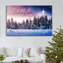 Christian Canvas Wall Art Silent Night Holy Night All Is Calm All Is Bright
