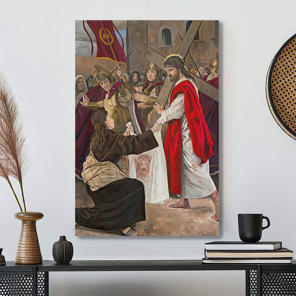 Christian Jesus Christ Escorted By Guards Canvas Print Christian Jesus Christ Escorted By Guards Canvas Print