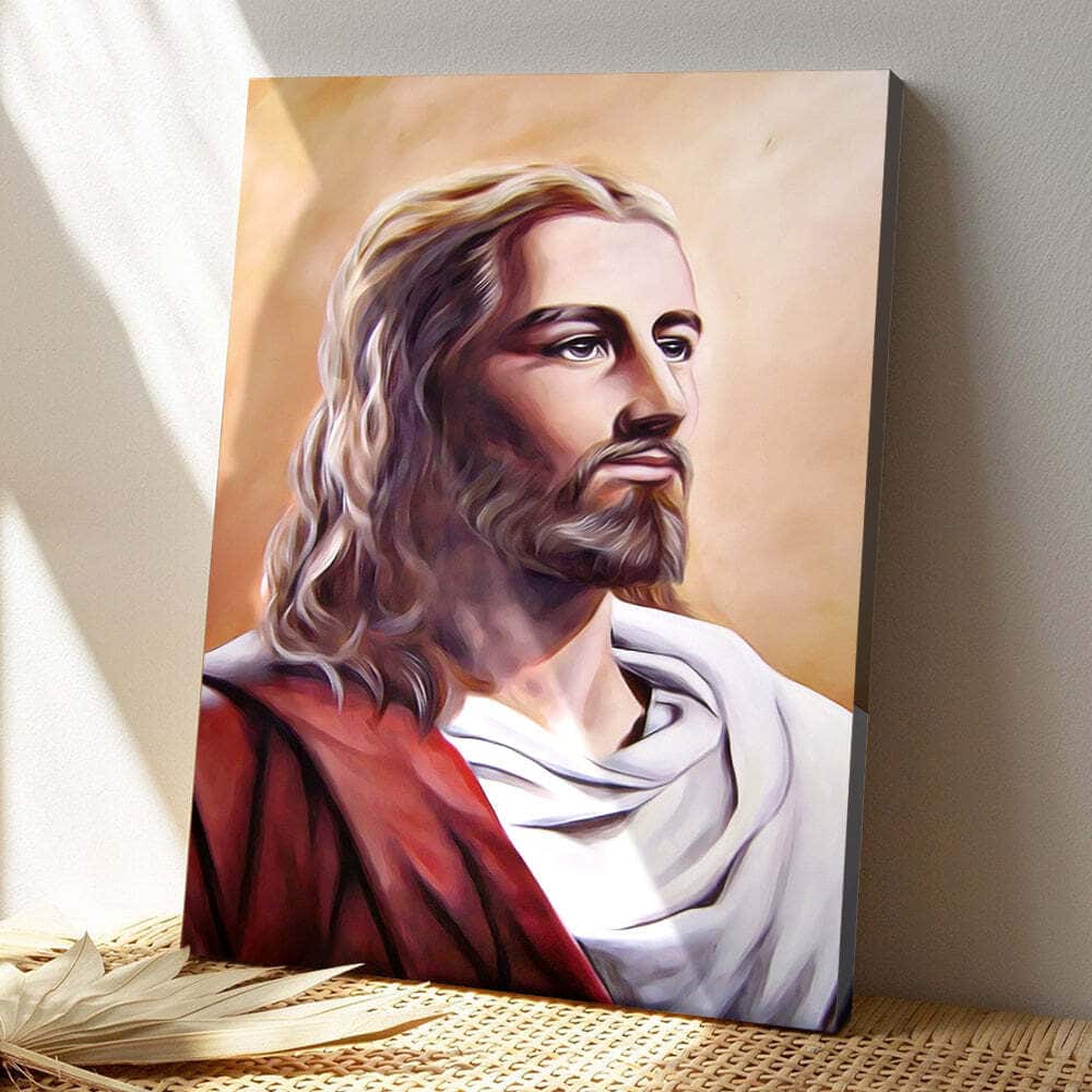 Jesus Canvas Print Christian Gift Jesus Canvas Print Christian Gift