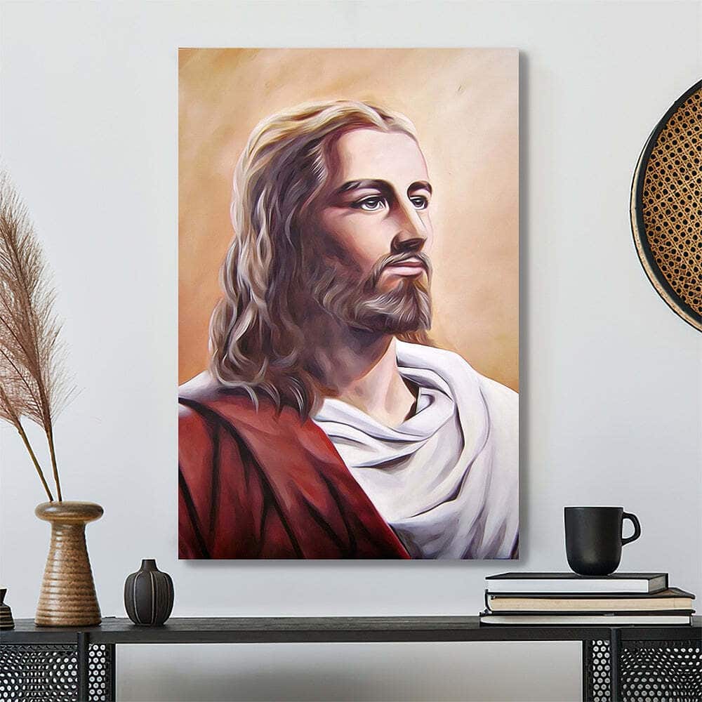 Jesus Canvas Print Christian Gift Jesus Canvas Print Christian Gift