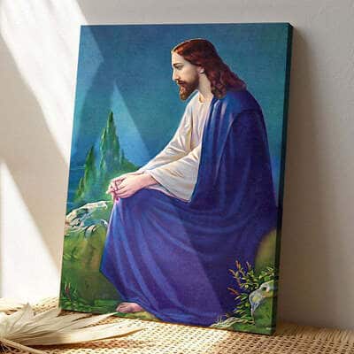 Jesus Canvas Print Gift For Christians