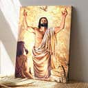 Christian Jesus With Dove Canvas Print Christian Jesus With Dove Canvas Print