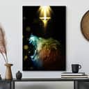 Lion Of Judad Crucifixion Jesus Canvas Print Lion Of Judad Crucifixion Jesus Canvas Print