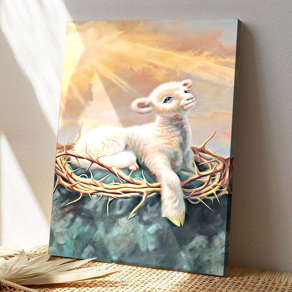 Christian Behold The Lamb Canvas Print Christian Behold The Lamb Canvas Print