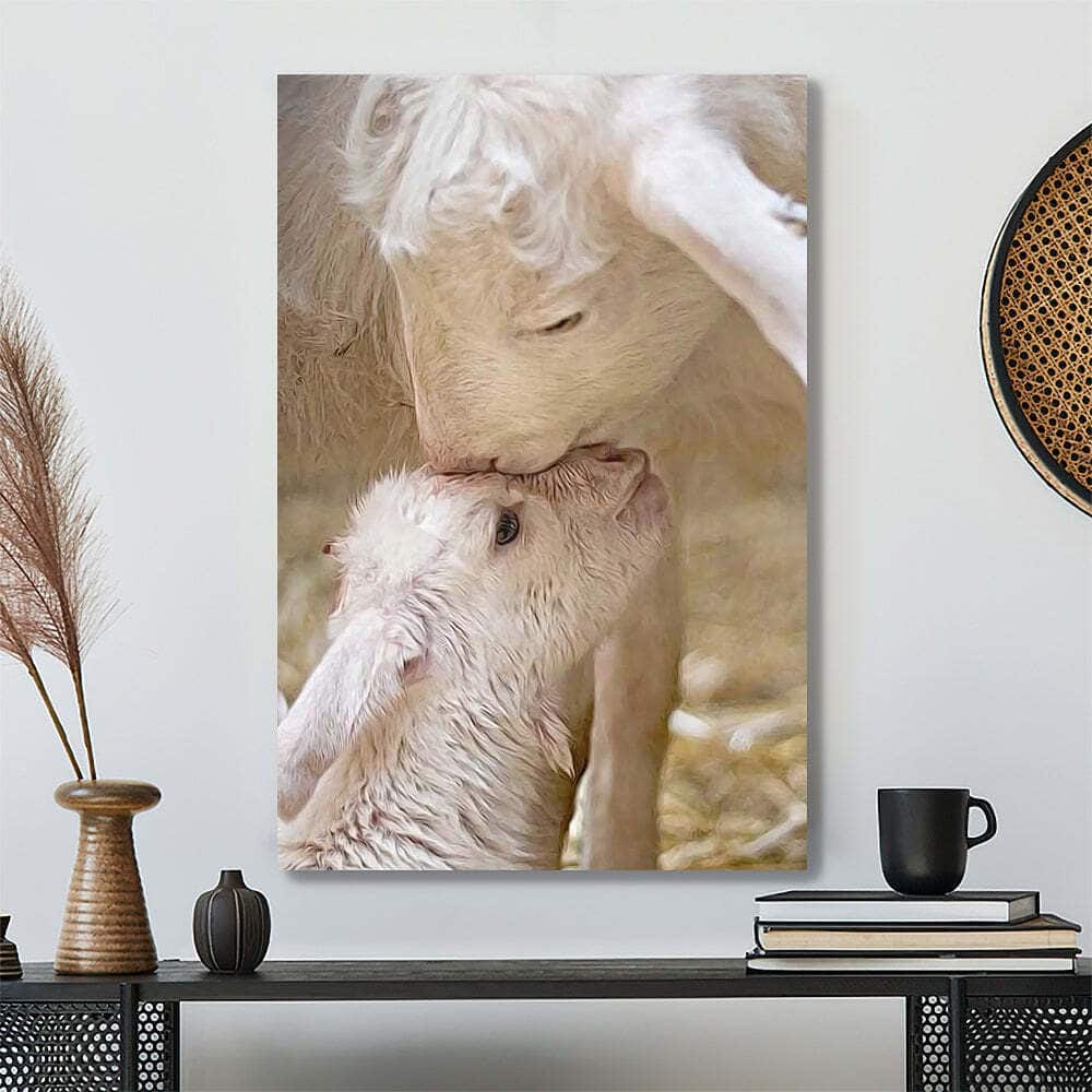 Christian Sheep Canvas Print Christian Sheep Canvas Print