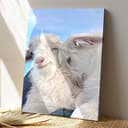 Christian Canvas Print Two Baby Lambs Christian Canvas Print Two Baby Lambs