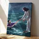 Jesus Canvas Print Scripture Gift For Christian Friends