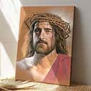 Jesus Christian Crown Of Thorns Canvas Print Jesus Christian Crown Of Thorns Canvas Print