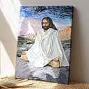 Christian Jesus Pray Canvas Print Christian Jesus Pray Canvas Print