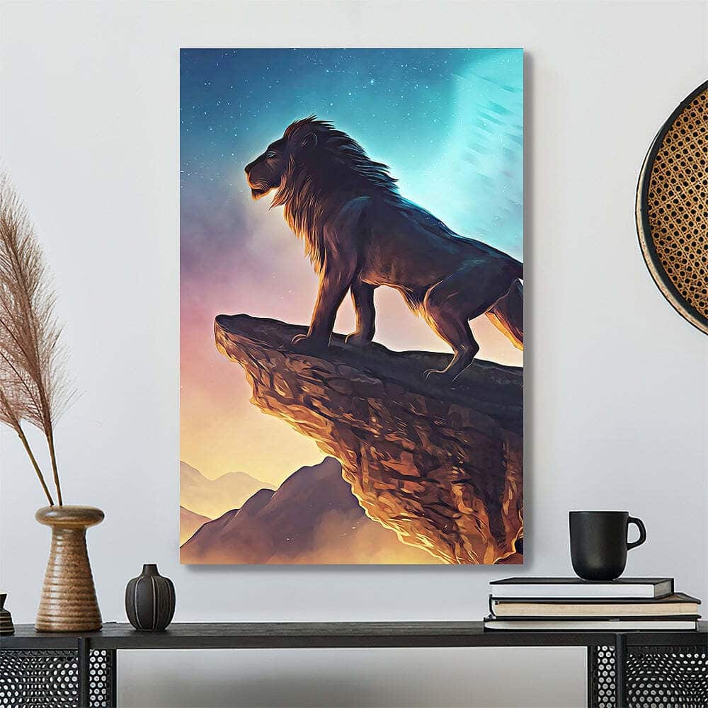 Jesus Lion Christian Canvas Print Jesus Lion Christian Canvas Print