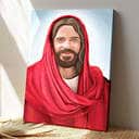 Christian Smiling Jesus Christ Canvas Print Christian Smiling Jesus Christ Canvas Print