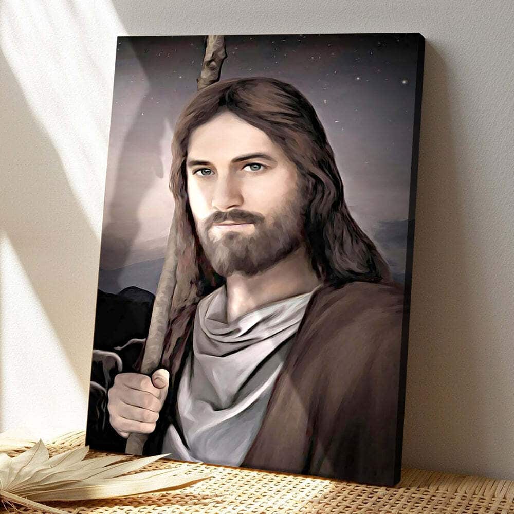 Christian Jesus Canvas Print Gift For New Believers Christian Jesus Canvas Print Gift For New Believers