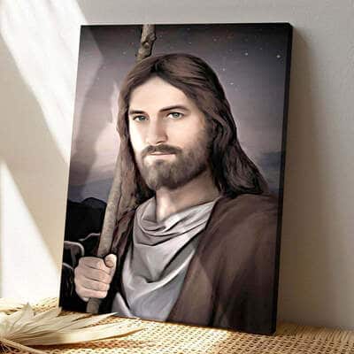 Christian Jesus Canvas Print Gift For New Believers