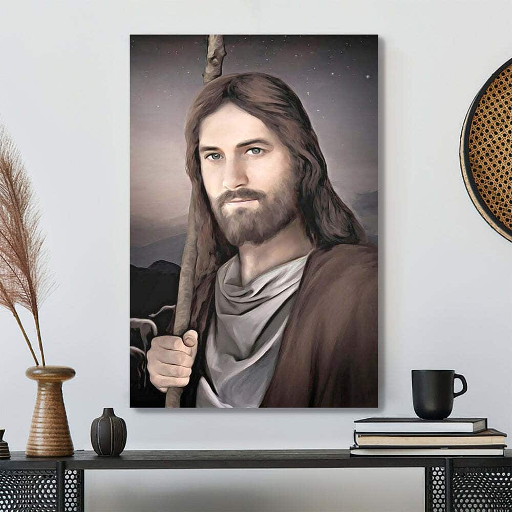 Christian Jesus Canvas Print Gift For New Believers Christian Jesus Canvas Print Gift For New Believers