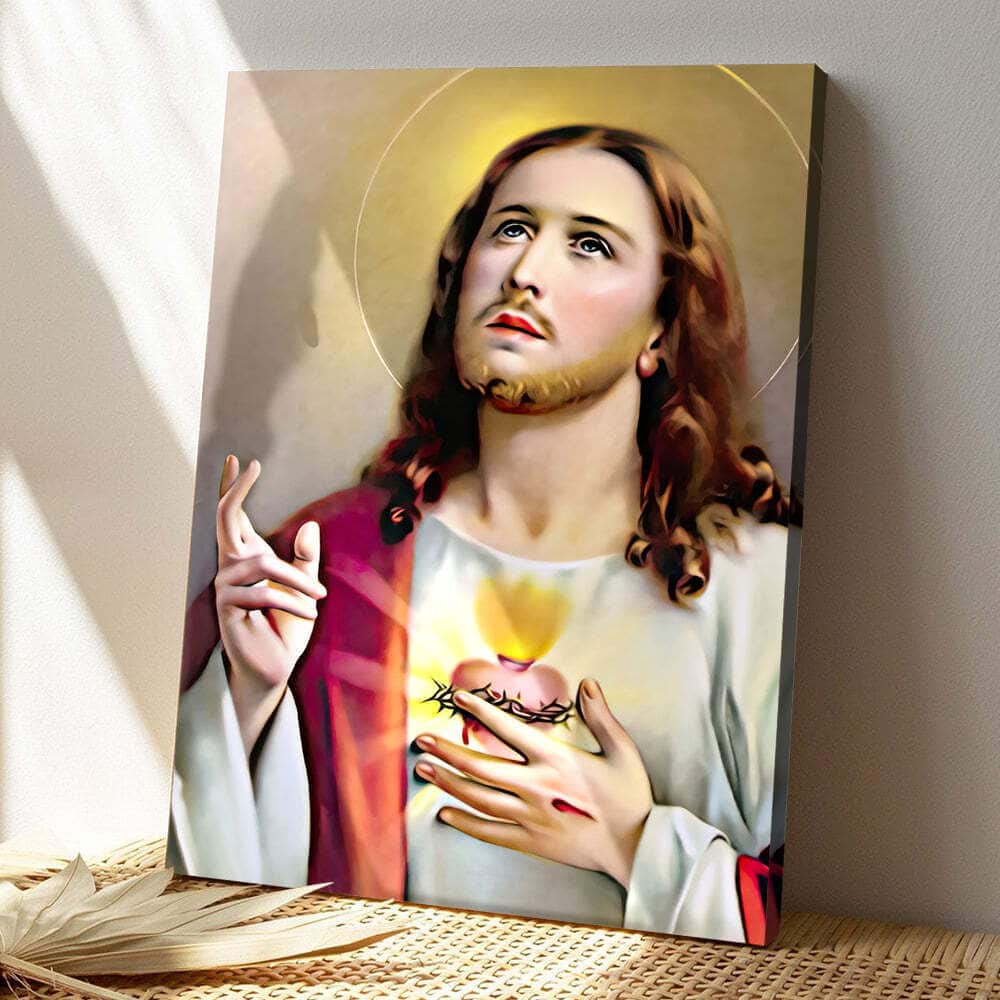 Jesus Canvas Print Unique Christian Gift Jesus Canvas Print Unique Christian Gift
