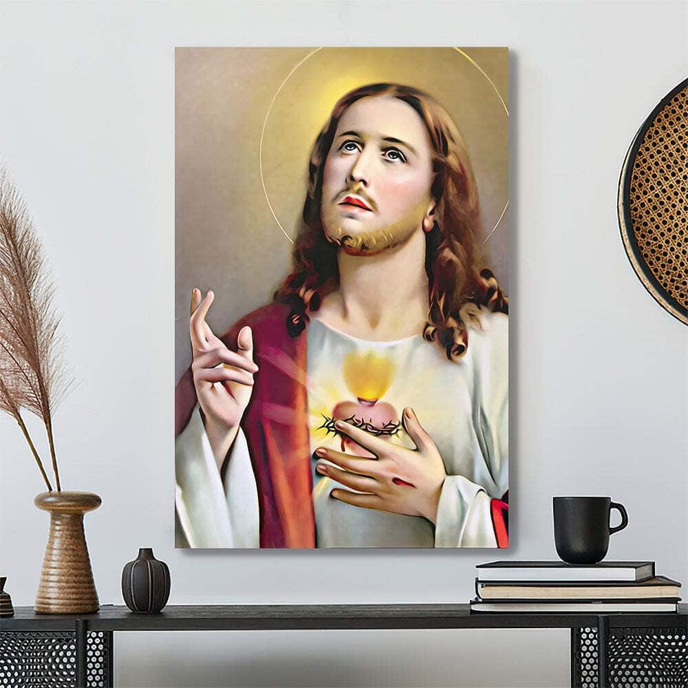 Jesus Canvas Print Unique Christian Gift Jesus Canvas Print Unique Christian Gift