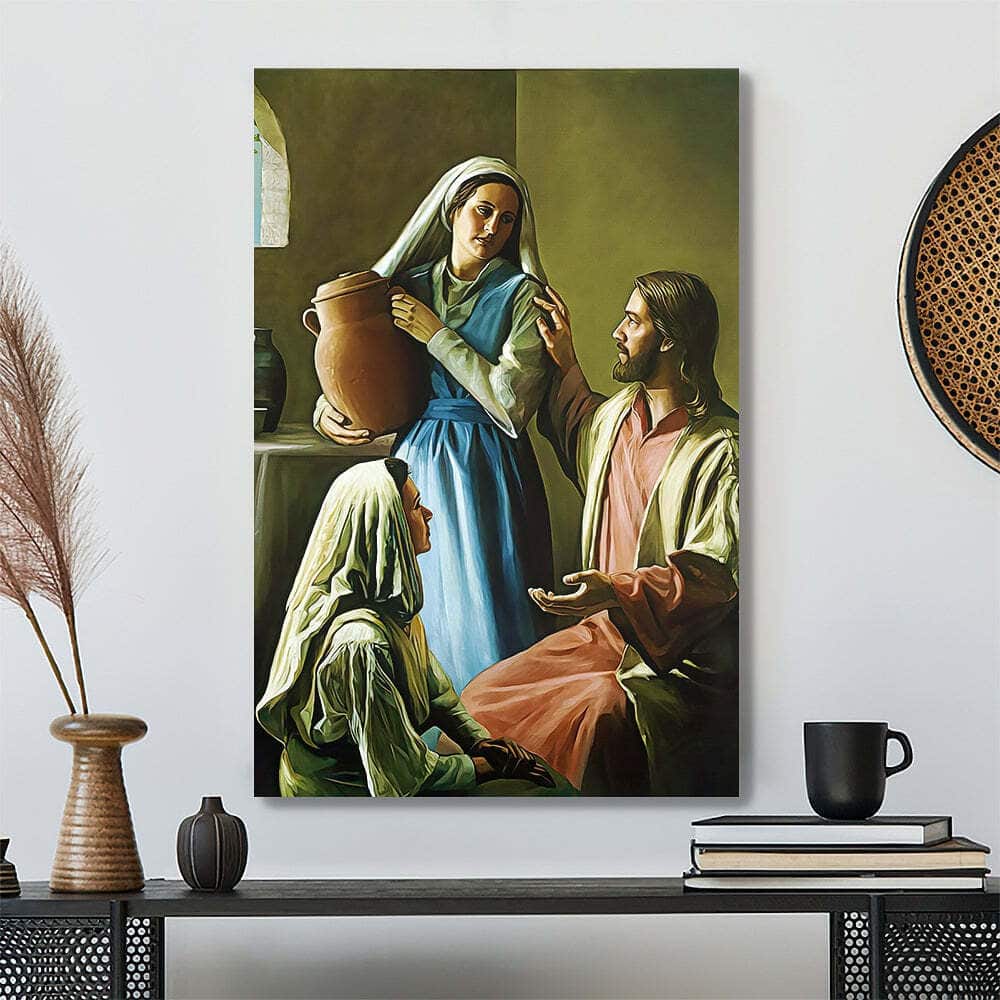 Christian Jesus And People Canvas Print Christian Jesus And People Canvas Print