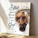 Psalm 46:10 Be Still and Know That I Am God Canvas Print Bible Verse Christian Gift