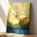 Christian Jesus Helping Hand Canvas Print