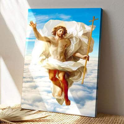 Jesus Christian Canvas Print Gift For New Believers