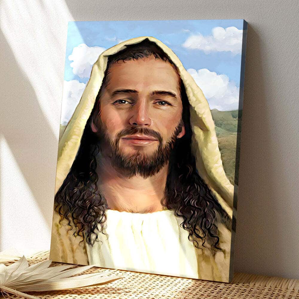 Christian The Passion Of The Christ Jesus Smiling Canvas Print Christian The Passion Of The Christ Jesus Smiling Canvas Print