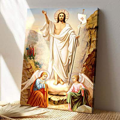 Christian Scripture Jesus Canvas Print Gift For New Believers