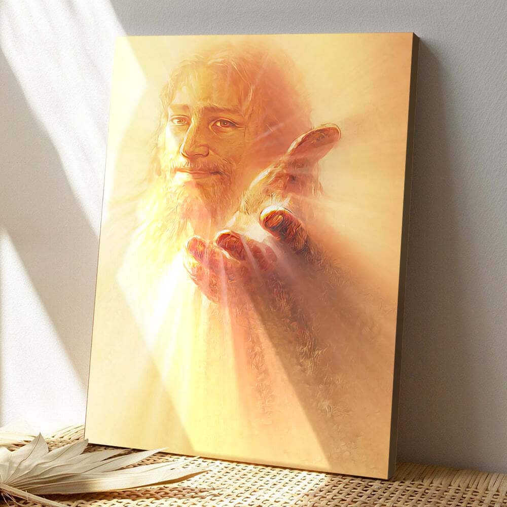 Christian Bright Light Of Jesus Canvas Print Christian Bright Light Of Jesus Canvas Print
