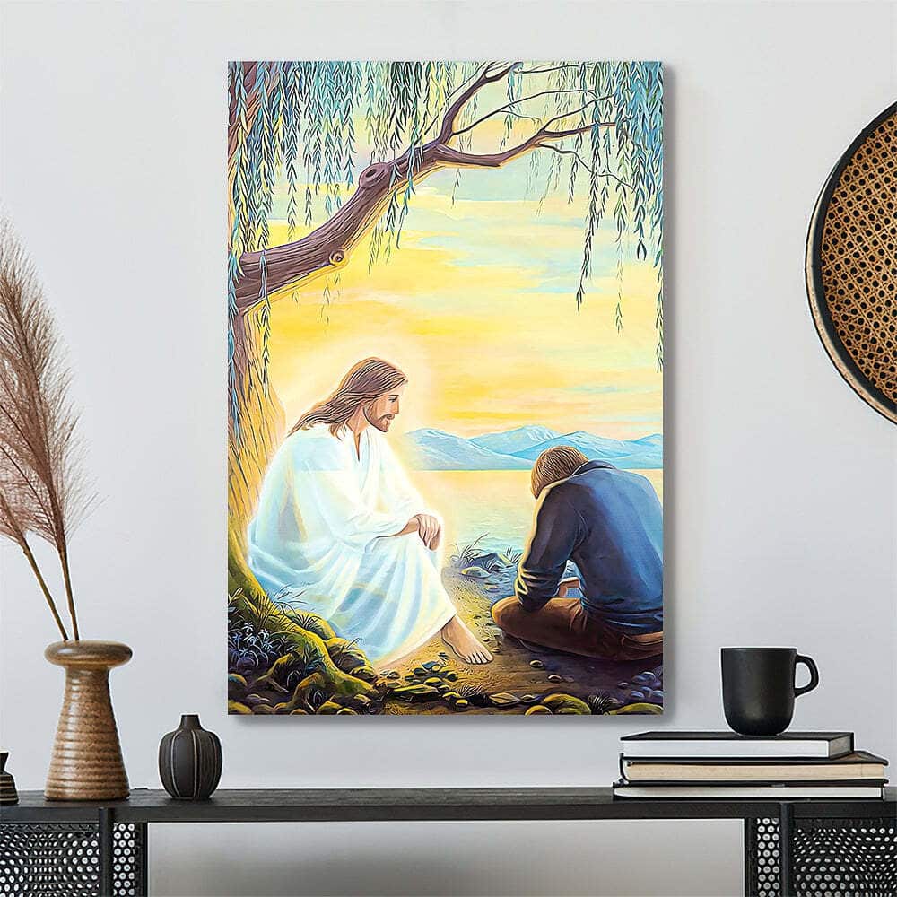 Christian Jesus Loves Me With Everlasting Love Canvas Print Christian Jesus Loves Me With Everlasting Love Canvas Print