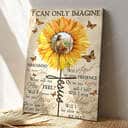 Christian I Can Only Imagine Jesus Canvas Print Sunflower
