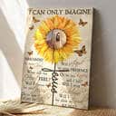 Christian Jesus I Can Only Imagine Canvas Print Or In Awe Of You Be Still