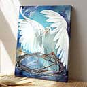 Christian Jesus The Dove Canvas Print Christian Jesus The Dove Canvas Print