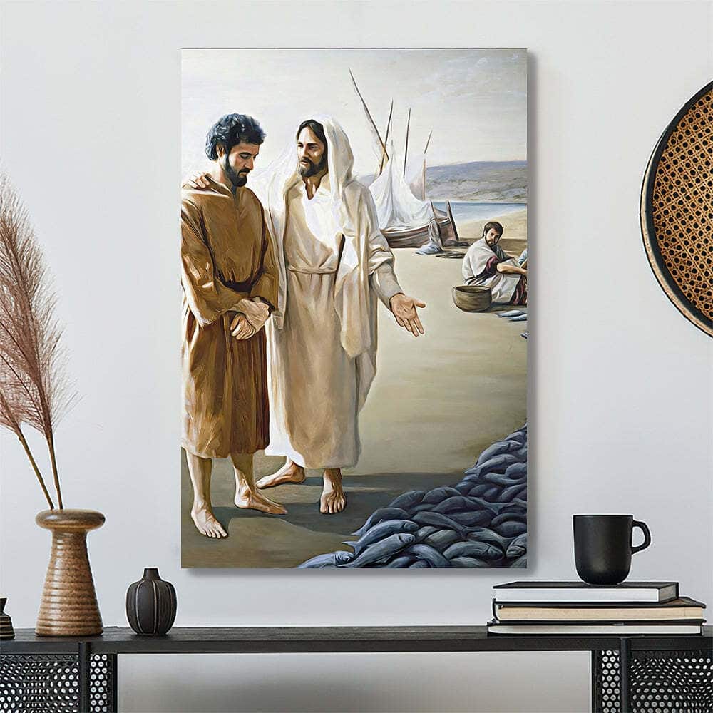 Christian Lovest Thou Me More Than These Canvas Print Christian Lovest Thou Me More Than These Canvas Print