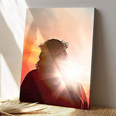 Christian The Shadow Of God Canvas Print