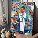 Christian Canvas Print First Communion Boy