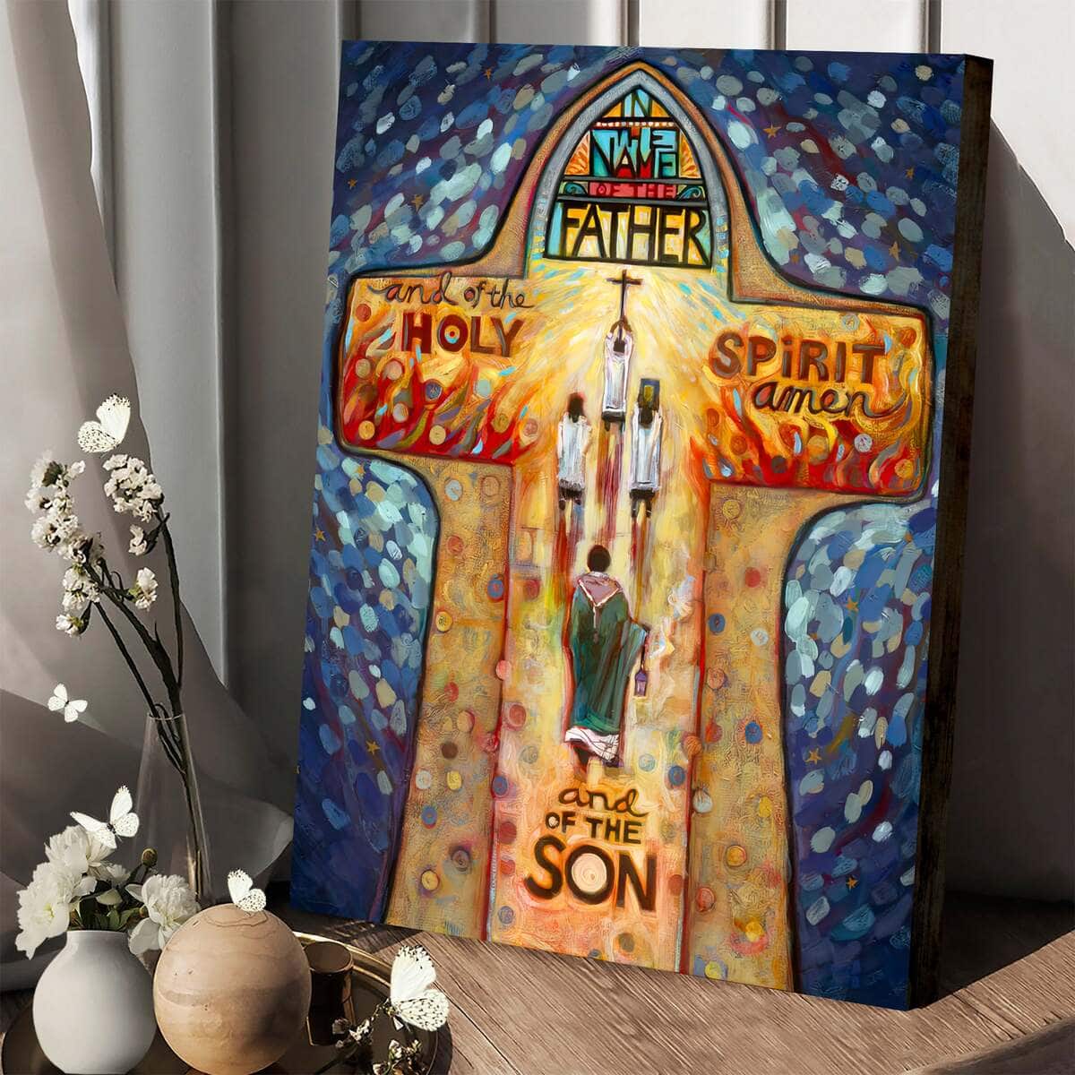 Christian Canvas Print Mass Processional Christian Canvas Print Mass Processional