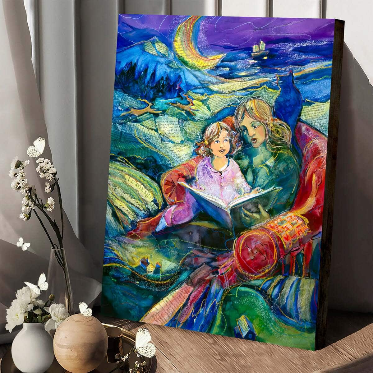 Christian Canvas Print Magical Storybook