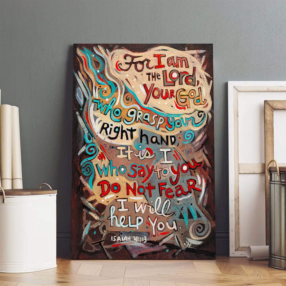 Christian Canvas Print Isaiah 41:13 Do Not Fear Christian Canvas Print Isaiah 41:13 Do Not Fear
