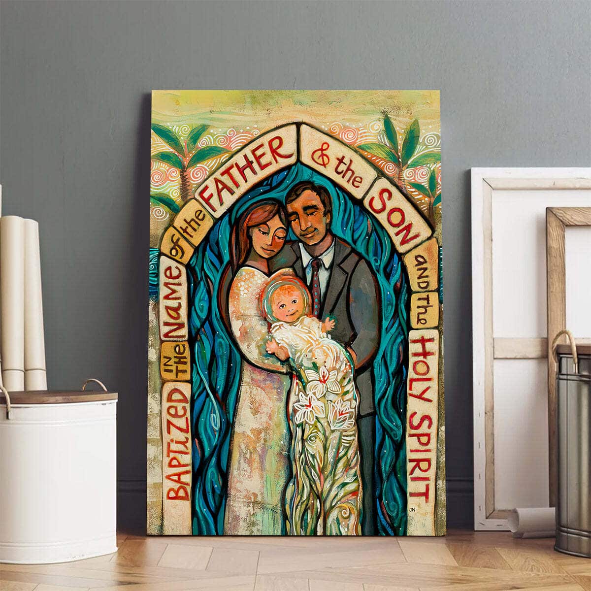 Christian Canvas Print I Baptize You Christian Canvas Print I Baptize You